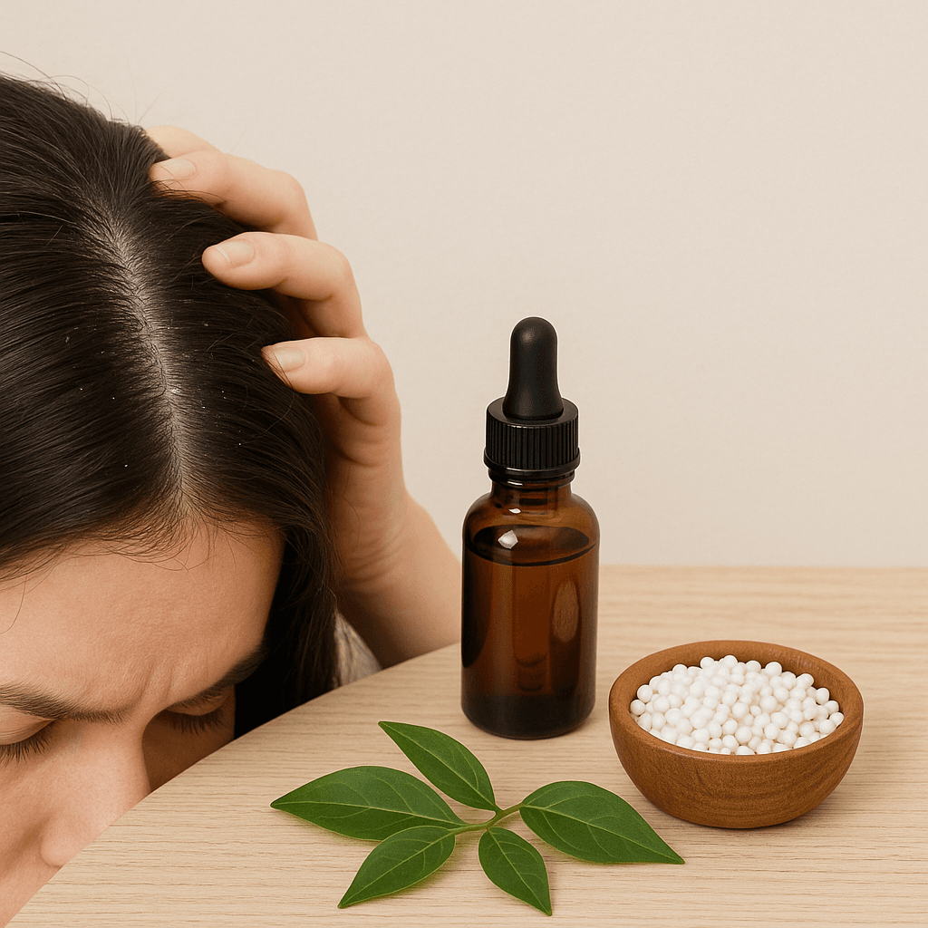 Homeopathic Medicine for Dandruff Thumb