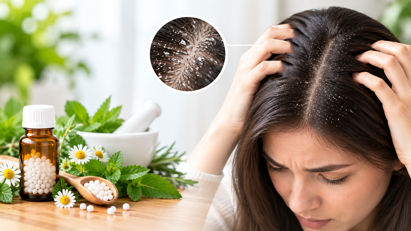 Homeopathy for Dandruff Thumbnail